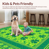 Elegant Contemporary Shamrock Motif(Green)