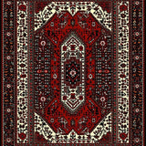 Ultra Soft Area Rug, Non Slip, Stain Resistant, Washable Area Rugs for Living Room, Bedroom, Rustic Wildlife Black Living Room Area Rug(Red)