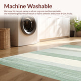 Ivory Minimalist Gridded Texture(Green)