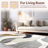 Stylish Low Pile Neutral Texture(Gray)