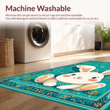 Elegant Minimalist Spring Rabbit(Blue)