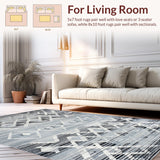 Sophisticated Abstract Diamond Composition(Gray)