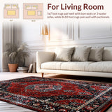 Elegant Black Distressed Design(Red)