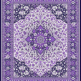 Ultra Soft Area Rug, Non Slip, Stain Resistant, Washable Area Rugs for Living Room, Bedroom, Waterproof Patio with(Purple)
