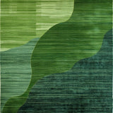 Ultra Soft Area Rug, Non Slip, Stain Resistant, Washable Area Rugs for Living Room, Bedroom, Cozy Green Shaggy Texture(Green)