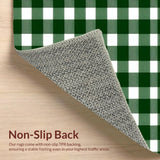 Contemporary Green Tartan Vibe(Green)