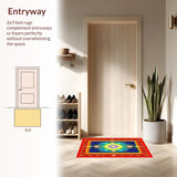 Eclectic Spiritual Symbolic Artwork(Red)