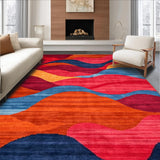 Charming Colorblock Retro Style(Red)