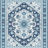 Artistic Circular Floral Arrangement(Blue)