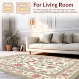 Elegant Herbaceous Patterned(Ivory)
