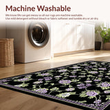 Elegant Minimalist Black Blossom(Black)