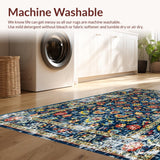 Chic Colorful Paisley Motif(Blue)