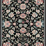Contemporary Abstract Floral Design(Black)