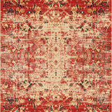 Artistic Textured Patterned Runner(Red)