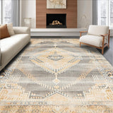 Chic Monochrome Medallion Accent(Beige)