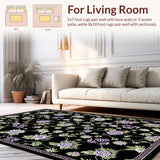 Elegant Minimalist Black Blossom(Black)