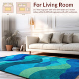 Engaging Abstract Patterned Layout(Blue)