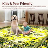 Artistic Nature Inspired Tapestry(Yellow)