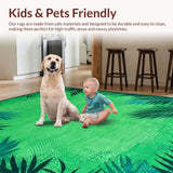 Dynamic Jungle Flora and Fauna Design(Green)