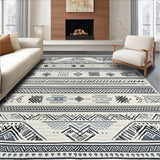 Artistic Abstract Monochrome Motif(Black)