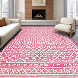Dynamic Floral Geometry in Colors(Pink)
