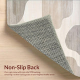 Ivory Echoes Area Cream Abstract Texture Illusion(Beige)