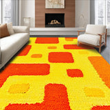 Ultra Soft Area Rug, Non Slip, Stain Resistant, Washable Area Rugs for Living Room, Bedroom, Cozy Soft Textured Youthful Vibe(Yellow)