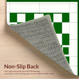 Elegant Fluffy Checker Design(Green)