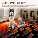 Energetic Tiled Lava Artistry(Red)