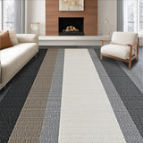 Contemporary Two Tone Stripe Fusion(Gray)