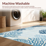 Coastal Coral Wave Motif(Blue)