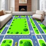 Bright Multicolor Pathway Scene(Green)