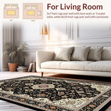 Elegant Ethnic Medallion Motif(Black)