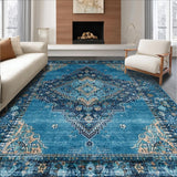Elegant Vintage Inspired Geometric Style(Blue)