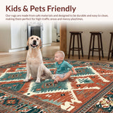 Colorful Modern Lattice Design(Red)