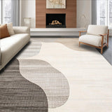 Ultra Soft Area Rug, Non Slip, Stain Resistant, Washable Area Rugs for Living Room, Bedroom, Taupe Modern Area(Beige)