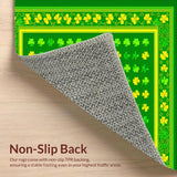 Contemporary Clover Geometric Style(Green)