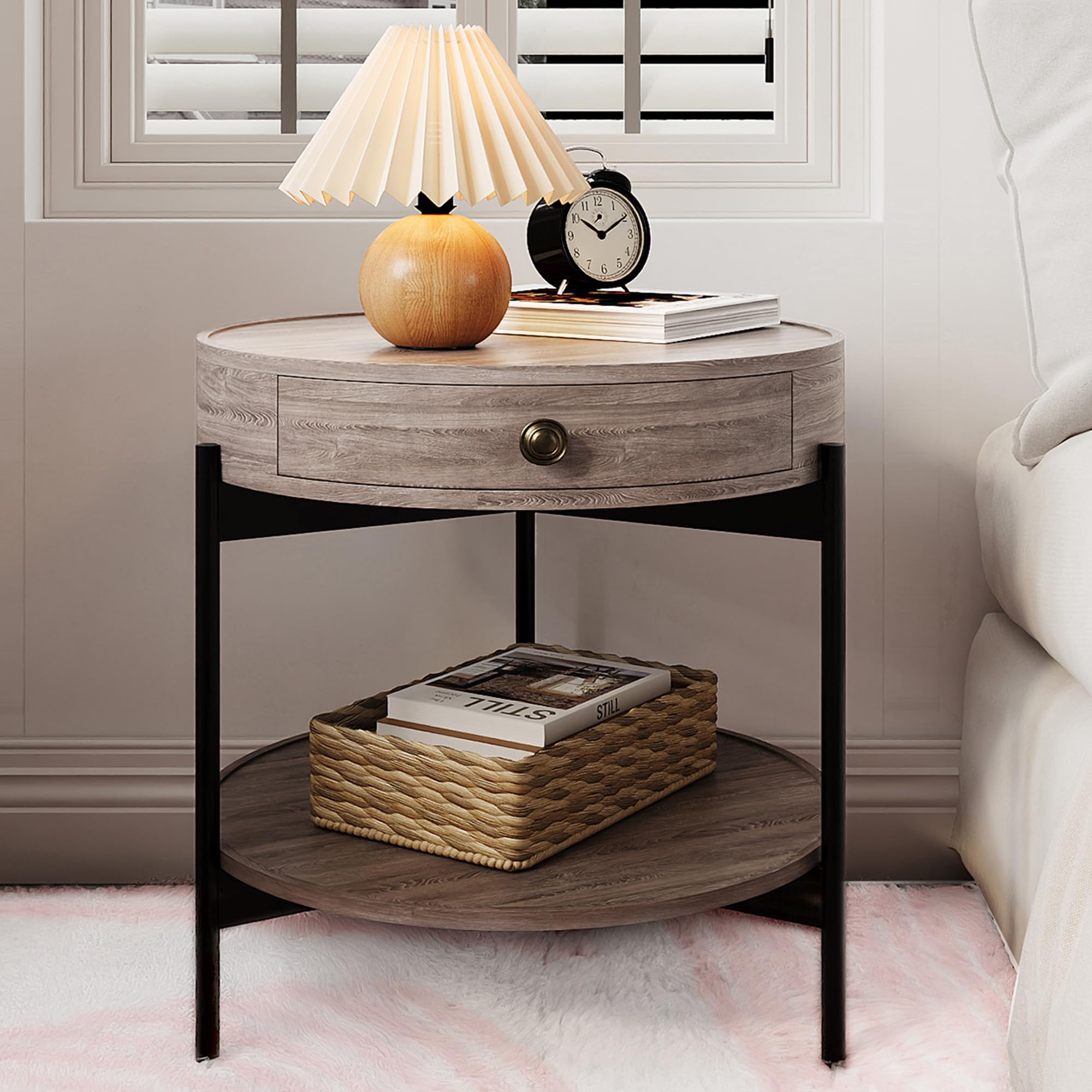 ODIKA Beverly Hills Mid Century Modern Side Table - ODIKA