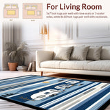 Modern Playful Traveler Motif(Blue)