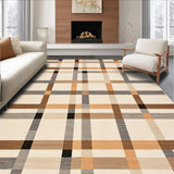 Chic Beige Geometric Arrangement(Beige)