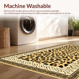 Ultra Soft Area Rug, Non Slip, Stain Resistant, Washable Area Rugs for Living Room, Bedroom, Minimalist Earthy Animal Style(Beige)