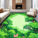 Whimsical Pastel Themed Landscape(Green)