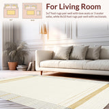 Refined Non Shedding Geometric Chic(Beige)
