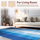 Stylish Dual Tone Fluid Design(Blue)