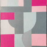 Ultra Soft Area Rug, Non Slip, Stain Resistant, Washable Area Rugs for Living Room, Bedroom, Soft Washable Bedroom Area Rug Grey Pink(Gray)