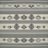 Geometric Monochrome Diamond Motif(Gray)