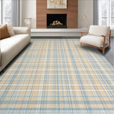 Ultra Soft Area Rug, Non Slip, Stain Resistant, Washable Area Rugs for Living Room, Bedroom, Trendy Pastel Symmetrical Design(Beige)