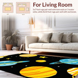 Dynamic Orbiting Planet Illustration(Black)