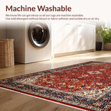 Luxe Earthy Hues with Medallion(Red)