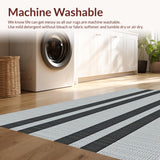 Contemporary Striped Monochrome Style(Black)